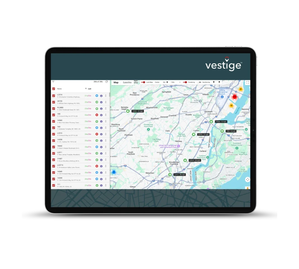 Vestige iPad 33 Map