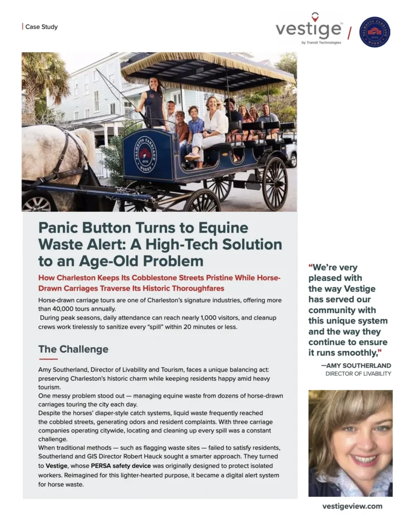 Charleston Horse Carriage Case Study