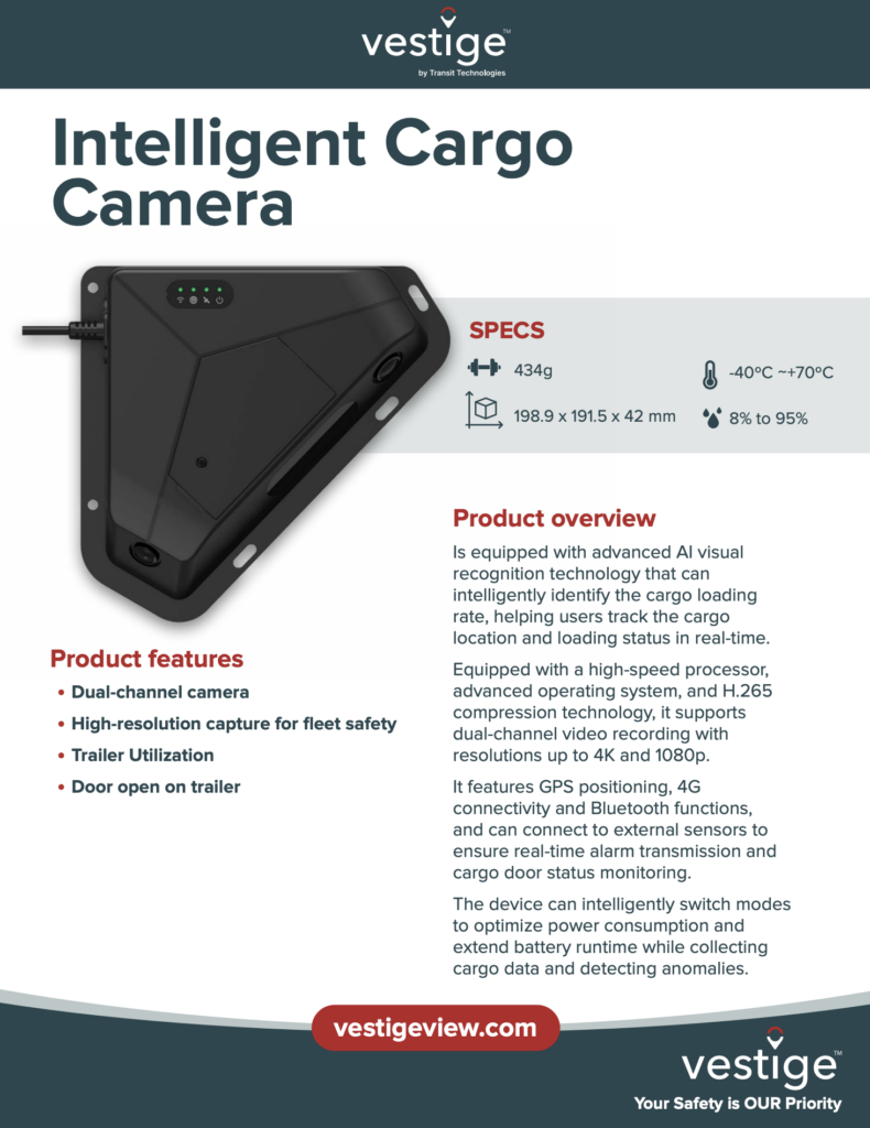 Intelligent Cargo Camera