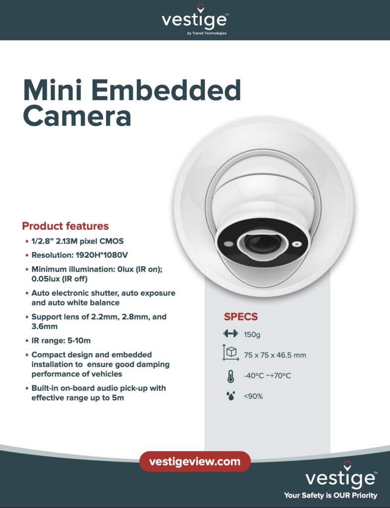Mini Embedded Camera