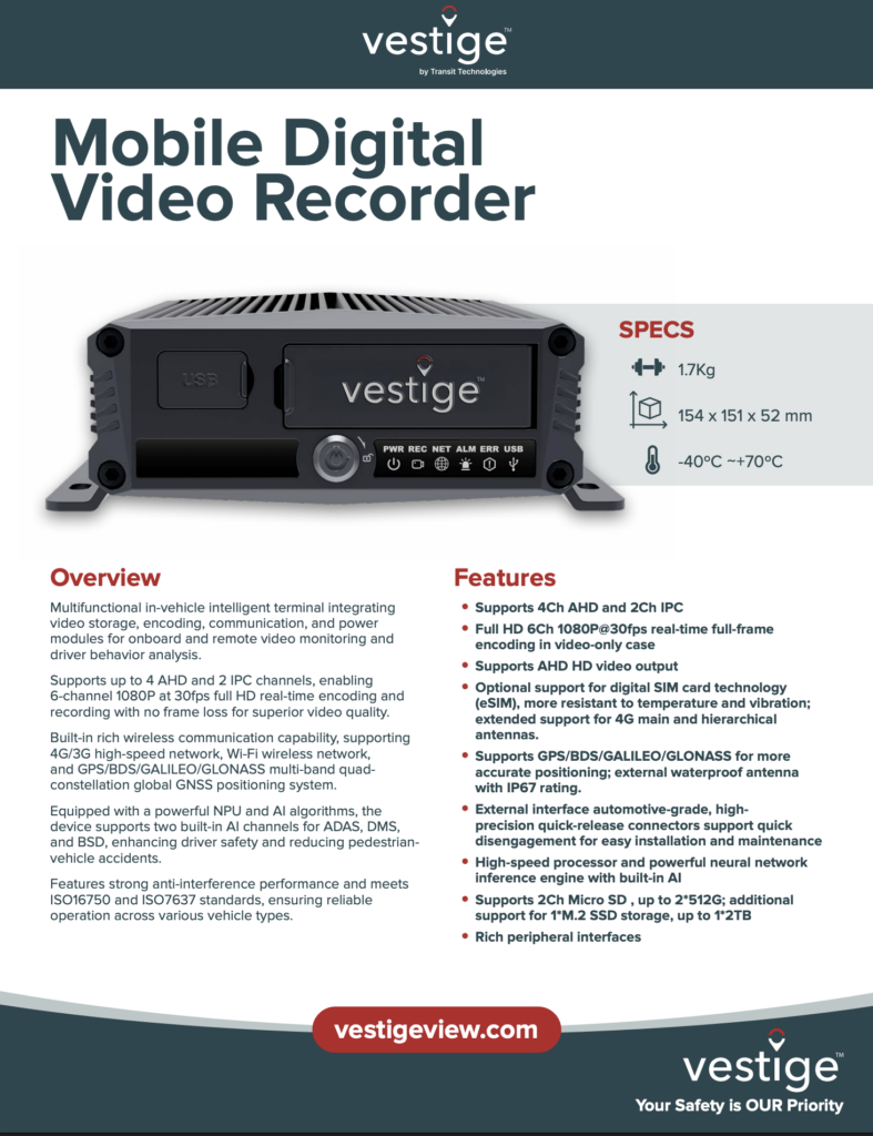 Mobile Digital Video Recorder
